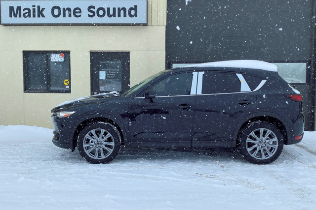 2021 Mazda CX-5 with professional window tint in North Bay